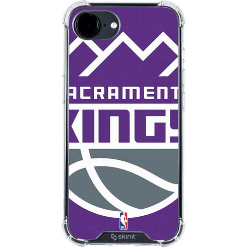 NBA Sacramento Kings Large Logo iPhone 16e Clear Case