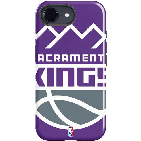 NBA Sacramento Kings Large Logo iPhone 16e Impact Case