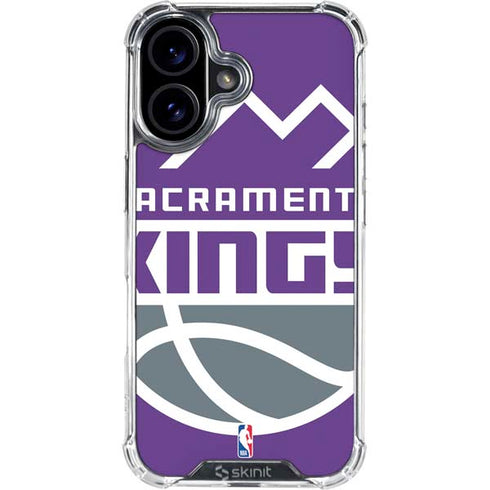 NBA Sacramento Kings Large Logo iPhone 17 Clear Case