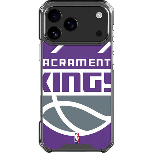 NBA Sacramento Kings Large Logo iPhone 18 Pro Max Clear Case