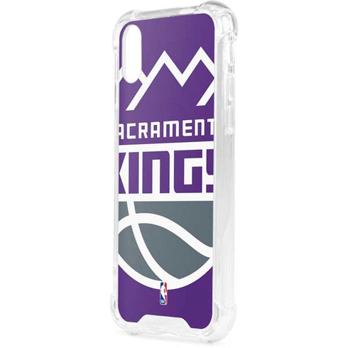 NBA Sacramento Kings Large Logo iPhone XS Clear Case