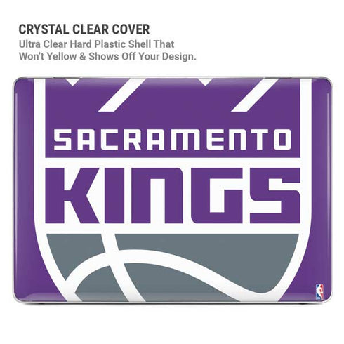 NBA Sacramento Kings Large Logo MacBook Pro 14in (2021-24) Case plus Skin