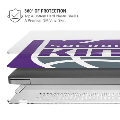 NBA Sacramento Kings Large Logo MacBook Cases