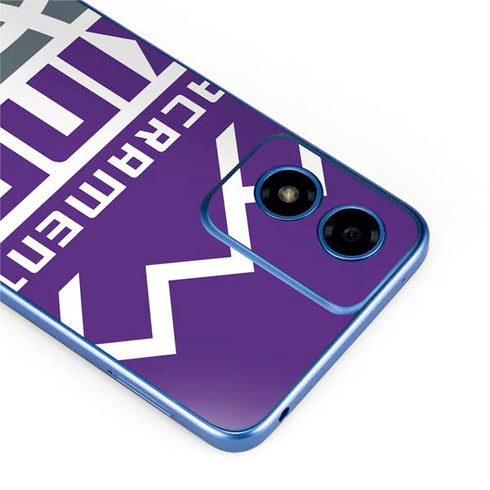 NBA Sacramento Kings Large Logo Moto G Play 4G (2024) Skin