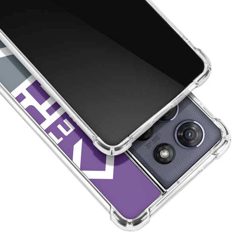 NBA Sacramento Kings Large Logo Moto G Play 5G (2025) Clear Case
