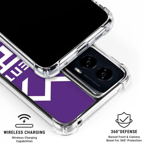 NBA Sacramento Kings Large Logo Moto G Power 5G (2024) Clear Case