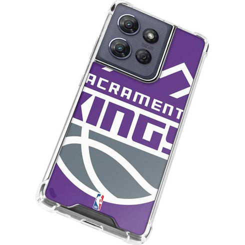 NBA Sacramento Kings Large Logo Moto G Power 5G (2025) Clear Case