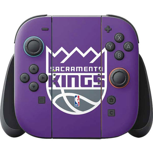 NBA Sacramento Kings Large Logo Nintendo Switch 2 (2025) Joy-Con Controller Skin