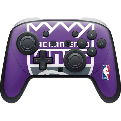 NBA Sacramento Kings Large Logo Nintendo Switch 2 (2025) Pro Controller Skin