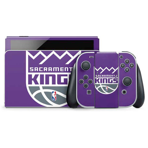NBA Sacramento Kings Large Logo Nintendo Skins