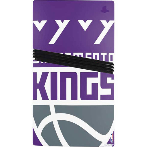 NBA Sacramento Kings Large Logo PS5 Pro Bundle Skin