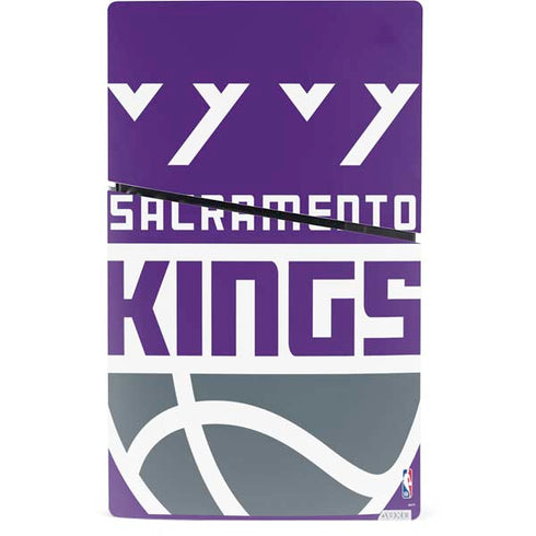 NBA Sacramento Kings Large Logo PS5 Slim Digital Edition Console Skin