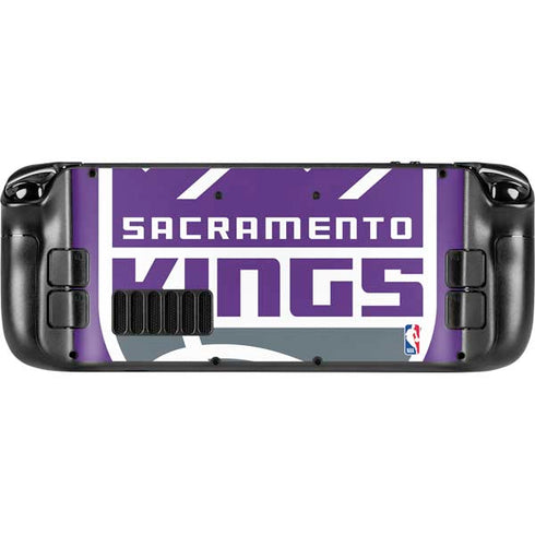 NBA Sacramento Kings Large Logo Steam Deck Handheld Gaming Computer Skin