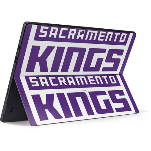 NBA Sacramento Kings Large Logo Surface Pro 7 Skin