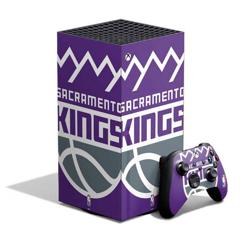 NBA Sacramento Kings Large Logo XBox Series X Digital Edition Bundle Skin