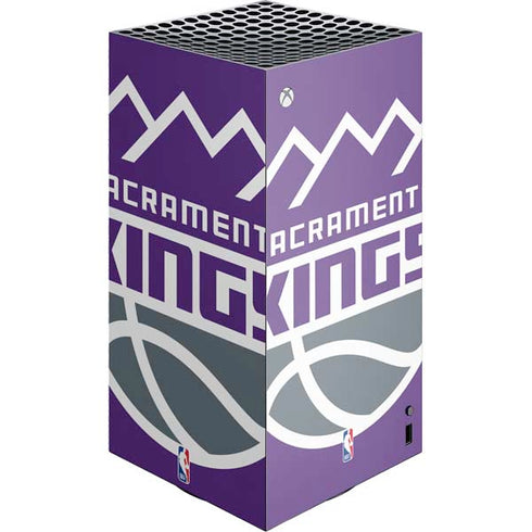NBA Sacramento Kings Large Logo XBox Series X Digital Edition Console Skin