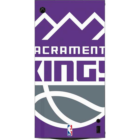 NBA Sacramento Kings Large Logo XBox Series X Digital Edition Console Skin