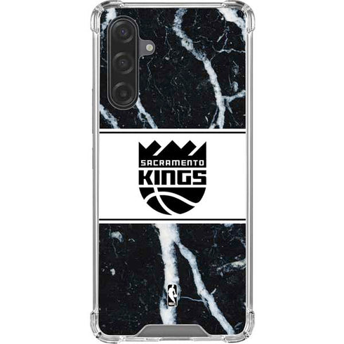 NBA Sacramento Kings Marble Galaxy A17 Clear Case