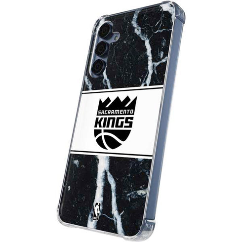 NBA Sacramento Kings Marble Galaxy A55 5G Clear Case