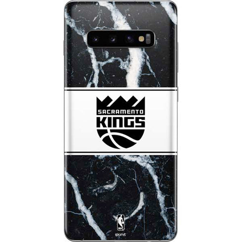 NBA Sacramento Kings Marble Galaxy S10 Plus Skin