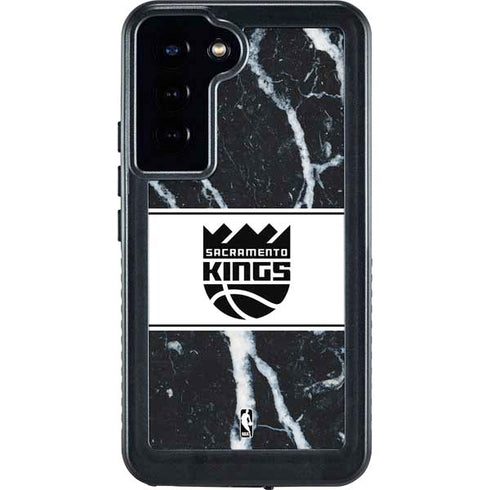 NBA Sacramento Kings Marble Galaxy S24 Plus Waterproof Case