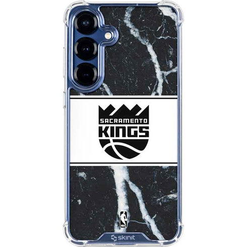 NBA Sacramento Kings Marble Galaxy S25 Clear Case