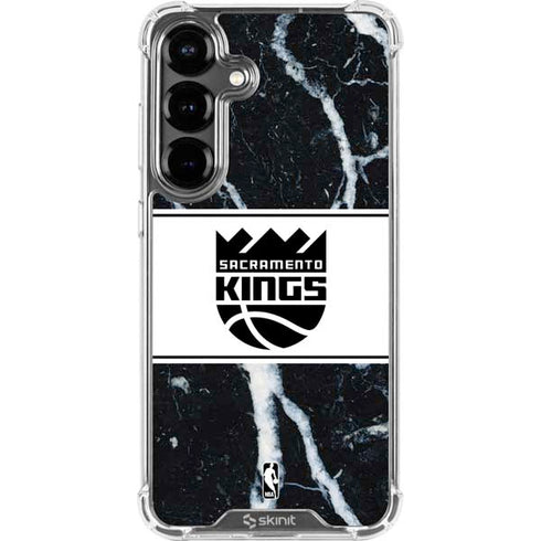 NBA Sacramento Kings Marble Galaxy S26 Plus Clear Case