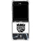 NBA Sacramento Kings Marble Galaxy Z Flip6 Clear Case