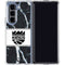 NBA Sacramento Kings Marble Galaxy Z Fold5 5G Clear Case