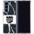 NBA Sacramento Kings Marble Galaxy Z Fold5 5G Clear Case