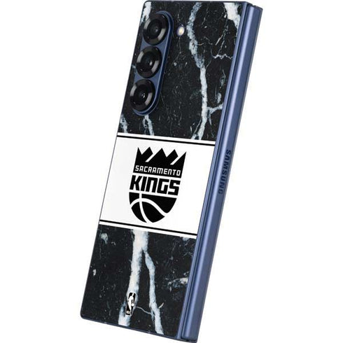 NBA Sacramento Kings Marble Galaxy Z Fold6 Skin