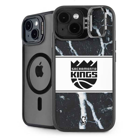 NBA Sacramento Kings Marble iPhone 14 Plus Kickstand Case