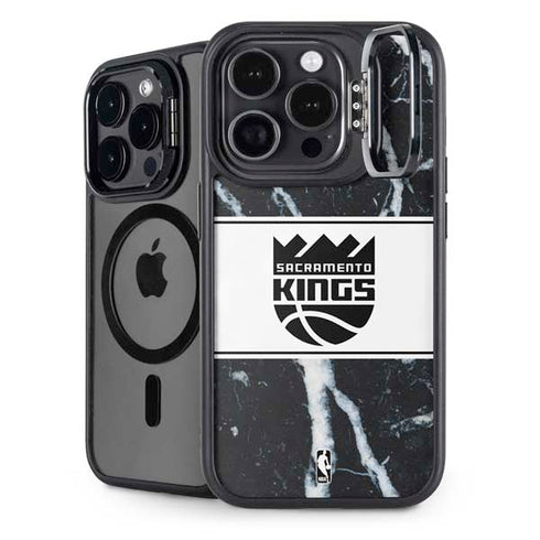 NBA Sacramento Kings Marble iPhone 14 Pro Kickstand Case