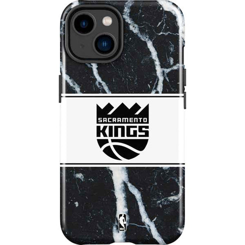 NBA Sacramento Kings Marble iPhone 15 Impact Case