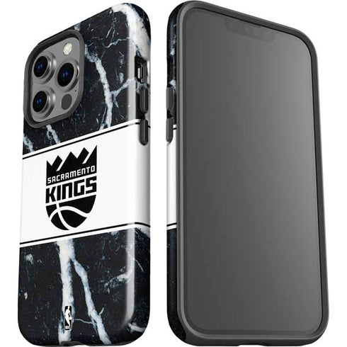 NBA Sacramento Kings Marble iPhone 15 Pro Impact Case