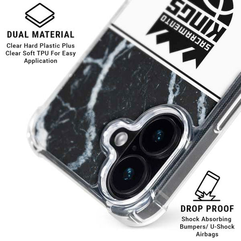 NBA Sacramento Kings Marble iPhone 16 Plus MagSafe Case