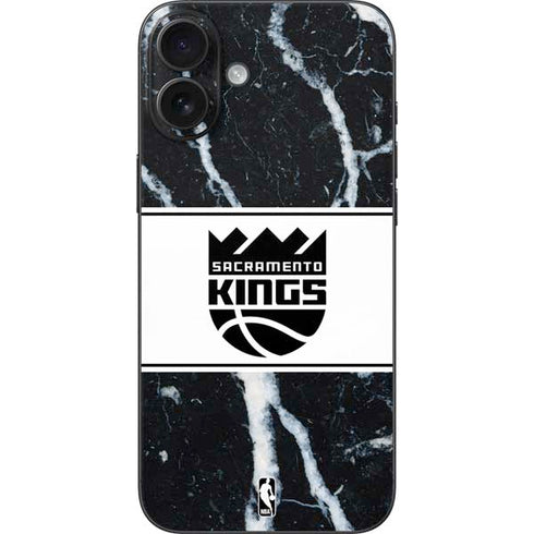 NBA Sacramento Kings Marble iPhone 16 Plus Skin