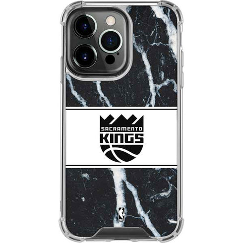 NBA Sacramento Kings Marble iPhone 16 Pro Clear Case