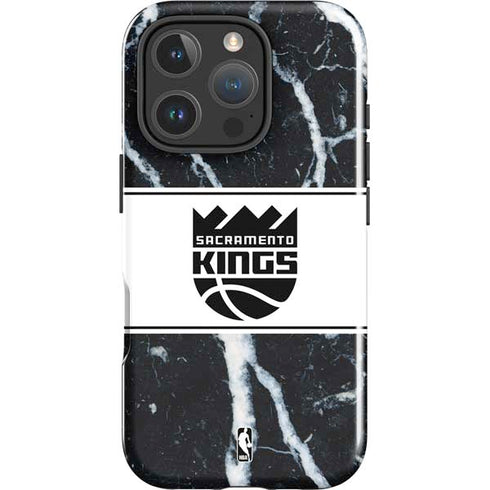 NBA Sacramento Kings Marble iPhone 16 Pro Max Impact Case