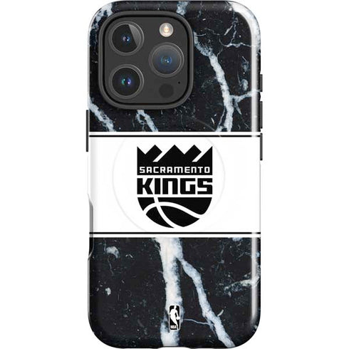 NBA Sacramento Kings Marble iPhone 16 Pro Max Magsafe Impact Case