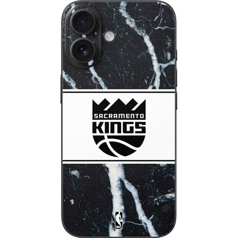 NBA Sacramento Kings Marble iPhone 16 Skin