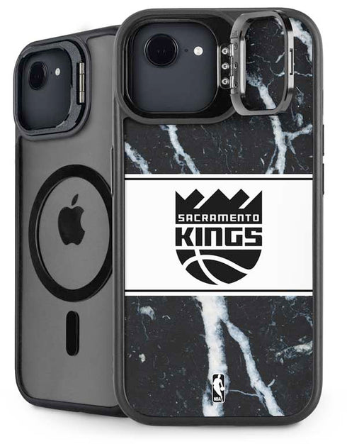 NBA Sacramento Kings Marble iPhone 16e Kickstand Case