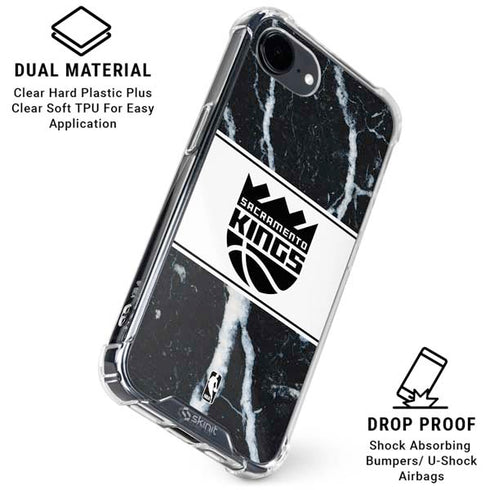 NBA Sacramento Kings Marble iPhone 16e Clear Case