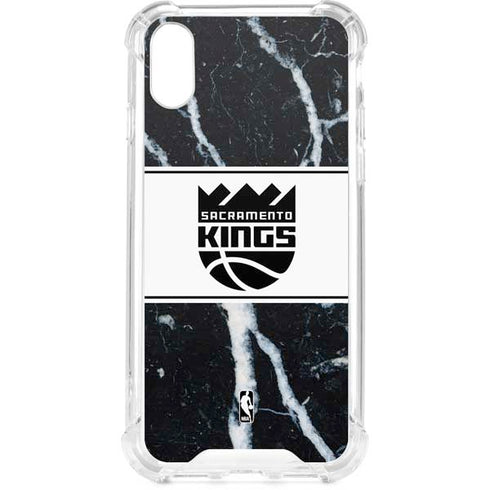 NBA Sacramento Kings Marble iPhone XS Clear Case