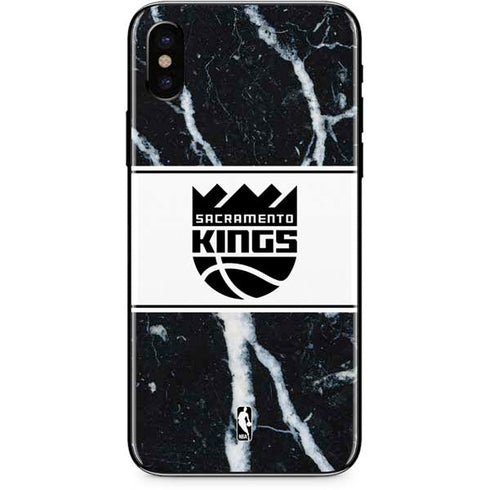 NBA Sacramento Kings Marble iPhone XS Skin