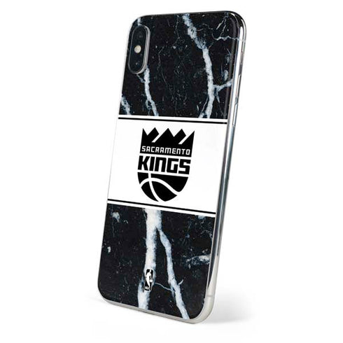 NBA Sacramento Kings Marble iPhone XS Skin