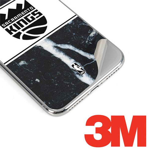 NBA Sacramento Kings Marble iPhone XS Skin