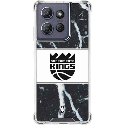 NBA Sacramento Kings Marble Moto G 5G (2025) Clear Case