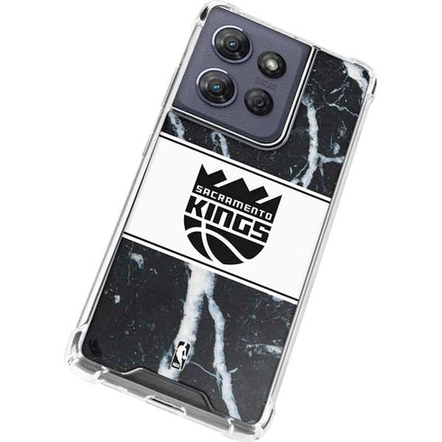 NBA Sacramento Kings Marble Moto G 5G (2025) Clear Case