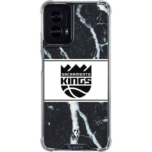 NBA Sacramento Kings Marble Moto G Power 5G (2024) Clear Case